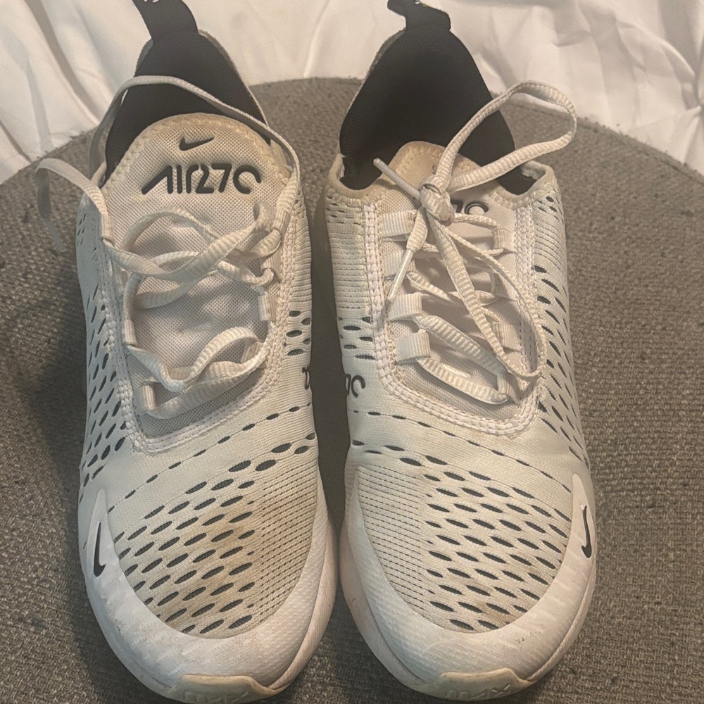 Nike Air Zoom White and Black Running Shoes